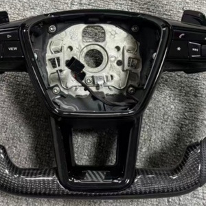 Super Offre Volant en Fibre de Carbone Véritable pour <span class=keywords><strong>Audi</strong></span> A4 A7 B9 R8 RS RS3 S3 S4 S5 S4 RS4 A5 RS5 RS6 Q5 Q7 Q3 A3 A6 S4 B8 <span class=keywords><strong>TT</strong></span> C8 - Product Image 5