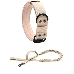 Tactical <b>Dog</b> <b>Collar</b> Adjustable Five Level Buckle For Medium Large <b>Dogs</b> Outdoor Wear Resistant Monochrome Style - Product Image 3