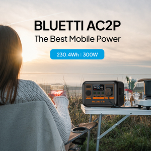 Bluetti ac2p eb3a AC ngân hàng điện xách tay điện lithium pin năng lượng mặt trời trạm phát điện <span class=keywords><strong>mini</strong></span> cho ngôi nhà 300 Watts - Product Image 2