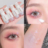 Cappuvini Starry Liquid Lidschatten-Palette High Bear Bowling Pailletten Glitter Mermaid Pearl Tears Matte Sparkle Metal Dark-Shimmer