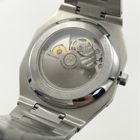 Montre automatique Miyota 9015 avec logo personnalisé, acier inoxydable 316L massif, ultra-fine, pour homme