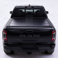 Couverture de benne rigide pliable pour Ram 2500, Ram 3500 (2019-2024), GMC Sierra 1500 (2019-2024), Nissan Frontier 5.5ft 6.5ft 4x4