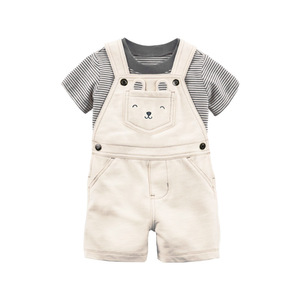 2025 fabbrica Casual <span class=keywords><strong>per</strong></span> <span class=keywords><strong>bambini</strong></span> t-shirt tuta sottile a due pezzi <span class=keywords><strong>per</strong></span> ragazzi ragazze chiusura a bottone <span class=keywords><strong>per</strong></span> 0-3 anni <span class=keywords><strong>per</strong></span> l'estate - Product Image 1