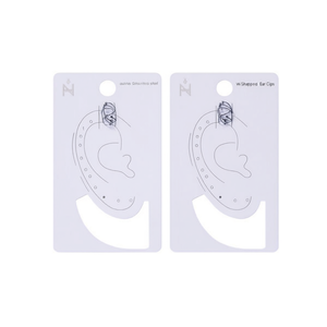 W-Shaped <b>Ear</b> <b>Clips</b> Stainless Steel Gold Plated <b>Clip</b>-On Earrings Unisex Fashion Jewelry - Product Image 2