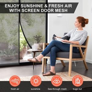 Entrega de muestra en 7 días y cortina de dormitorio de puerta magnética de calidad rápida, nuevo estilo moderno, Red de verano, poliéster duradero, el <span class=keywords><strong>mejor</strong></span> - Product Image 2