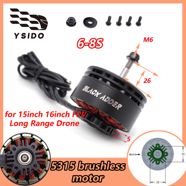 5315 Brushless Motor 260KV 420KV Aircraft Motor 6-8S for 15inch 16inch RC FPV Long Range Drone Large FPV Motor DIY Parts