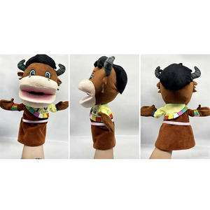 Burattino a Mano Personalizzato con Design di Cartoni Animati, Super Morbido in Peluche Imbottito con Cotone PP, Accessori per Spettacoli di Marionette - Product Image 5