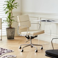 Chaise de bureau moderne minimaliste ergonomique réglable pivotante confortable pour de longues périodes