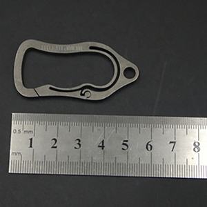 Лучшая цена на заказ титановый брелок титановый карабин edc - Product Image 5