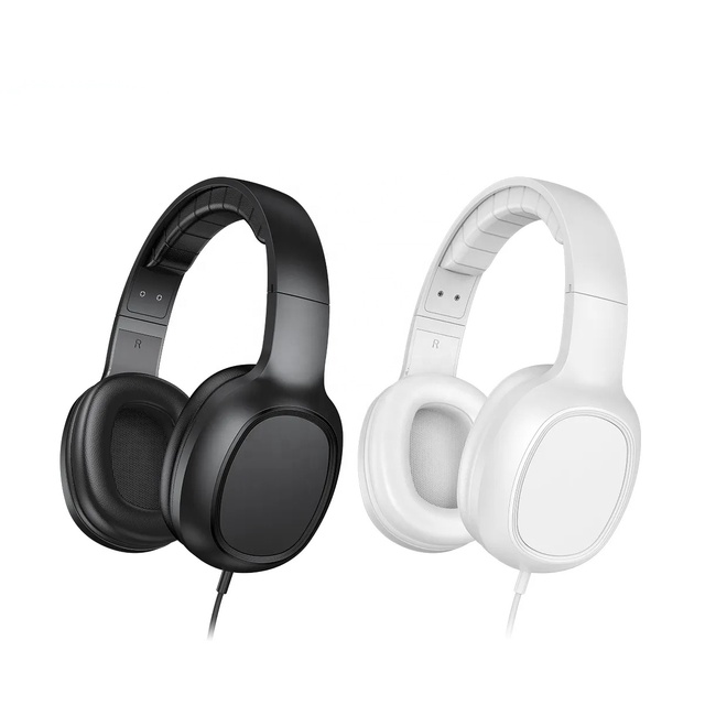 High Fidelity Over-Ear Wired Headphones Microphone 3.5mm Interface Foldable Lightweight IPX-3 Waterproof for Studio DJ Music