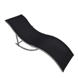 Chaise longue de plage et transat en aluminium KD à vendre - Product Image 2