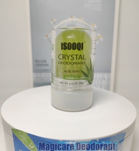 Magicare 60G ISOOQI Stick <span class=keywords><strong>d</strong></span>'<span class=keywords><strong>Alun</strong></span> à l'Aloe Vera, Bloc <span class=keywords><strong>d</strong></span>'<span class=keywords><strong>Alun</strong></span> de Potassium, <span class=keywords><strong>Pierre</strong></span> Anti-Transpirante, <span class=keywords><strong>D</strong></span>éodorant Cristal pour Aisselles - Product Image 2