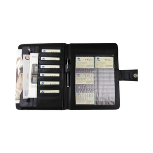 2024 bán chạy nhất PU <span class=keywords><strong>Leather</strong></span> thư mục trình bày với Túi PVC kinh doanh tốt nhất tên chủ thẻ cho nộp hồ sơ - Product Image 5