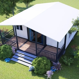 Kính lớn tính linh hoạt đa chức năng mô-đun cabin đầu hồi mái bọc xung quanh Sàn thép nhà <span class=keywords><strong>CONTAINER</strong></span> đa năng cho các cửa hàng - Product Image 5