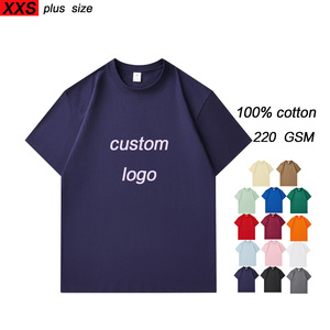 T-shirt blanc épais 220 g/m² pour hommes, impression personnalisée du logo, haute qualité, en promotion - Product Image 1