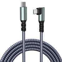 Cable Trenzado de Nailon Tipo-C 2 en 1, Carga Rápida PD de 60W y Transferencia de Datos, 1M/2M para iPhone 15/15 Plus/15 Pro Max