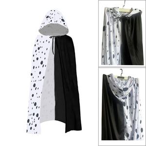 Capa de Cosplay Europea y Americana para Niños, Capa con Capucha de Puntos Blancos y Negros con Correas, Nuevo Estilo 2026 - Product Image 2