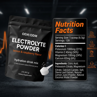 Poudre d'électrolytes hydratante Keto pour adultes en gros, supplément nutritionnel sportif végétalien avec gestion énergétique, mélange de boissons à base de plantes
