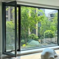 Ventanas Panorámicas de Aluminio para Casa o Villa, Ventana Doble de Gran Vista, de Piso a Techo, Fija, Moderna