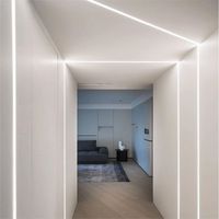 Profilé en aluminium extrudé laiteux en forme de U de 16x12mm pour bande LED argentée, compatible avec les bandes LED de 8/10/12mm, pour la flexion