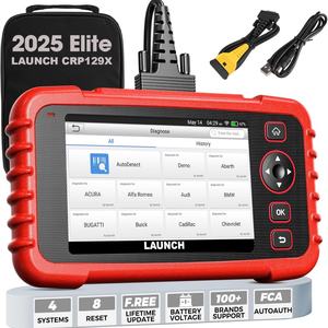 Escáner OBD2 LAUNCH CRP129X con Android 7.0, Probador de Batería, Herramienta de Diagnóstico con Actualizaciones Gratuitas de por Vida - Product Image 1