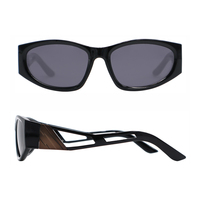 2024 mode oeil de chat lunettes de soleil pour hommes rue photographie lunettes de soleil pour femmes plage accessoires V400 Protection pare-soleil