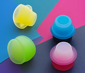 OEM tùy chỉnh-thực hiện Silicone xúc giác đẩy nút key-mũ Bàn phím Bìa Dome cap đôi-màu đôi-độ cứng - Product Image 4