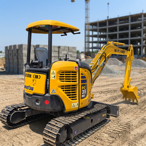 รถขุดขนาดเล็ก Komatsu PC35MR มือสอง น้ำหนัก 3.5 ตัน รถขุดไฮดรอลิกขนาดเล็ก สำหรับงานก่อสร้าง คุณภาพสูง มีสินค้าในสต็อก - Product Image 1