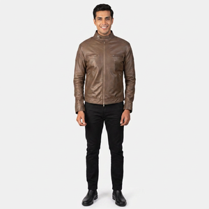Chaqueta de Invierno Más Vendida para Hombre, Ropa Casual de Invierno, Servicio OEM, Chaqueta de Cuero de Alta Calidad de Secado Rápido para Hombre - Product Image 1