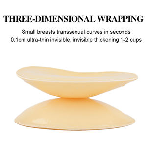 Almohadilla potenciadora de pecho de tela suave de tamaño pequeño, sujetador de realce adhesivo impermeable para Bikini, accesorio adhesivo Timates - Product Image 3