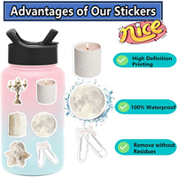 50 autocollants en vinyle à thème dessin animé pour adolescents et adultes, étanches en PVC, pour décorer ordinateurs portables, guitares, bagages, tasses