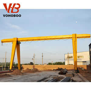 Мощный козловой кран европейского стандарта 5т, 10т, 20т, однобалочный или двухбалочный, на рельсовом ходу, для промышленных предприятий - Product Image 2