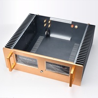 BRZHIFI A60 Vente Chaude Classique DAC Hifi Audio Châssis Boîtier En Aluminium pour Classe a Amplificateur De Puissance Boîtier Avec Radiateur