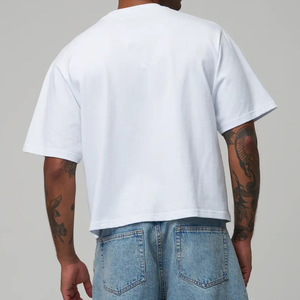 เสื้อยืดโอเวอร์ไซส์ทรงครอปสำหรับผู้ชาย วัสดุคุณภาพสูงจาก GAF รุ่นใหม่มาแรง น้ำหนักเบา สำหรับผู้ใหญ่ - Product Image 2