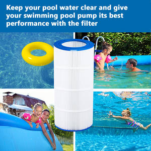 हीयू HYPCC-60 C-7469 FC-1975 उच्च दक्षता प्रवाह फिल्टर स्विमिंग पूल स्पा पानी क्लीनर पालतू + पीपी सामग्री 50-200 वर्ग फुट - Product Image 6