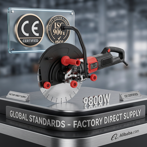 Scie à moteur <span class=keywords><strong>sans</strong></span> balais haute fréquence 9800W, approvisionnement direct usine, coupe encastrée, profondeur 310mm, fonctionnement <span class=keywords><strong>sans</strong></span> poussière, haute efficacité pour le béton - Product Image 1