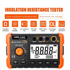 Victor vc60b + Kỹ thuật số cách điện kháng Tester độ nét cao màn hình LCD 5000 từ hiển thị rõ ràng chữ viết tay - Product Image 2