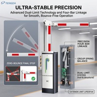 Système de barrière de stationnement automatique à moteur CC sans balais pour contrôle d'accès et sécurité des voies de circulation