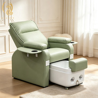 Chuque - Chaise de pédicure électrique professionnelle de luxe - Chaise de pédicure verte - Chaise de massage des pieds