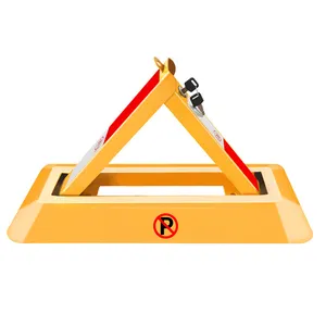 2023 Hot Sales High Quality Parking Barrier Lockable Foldable Anti-pressure Triangle Parking Lock For Parking Space