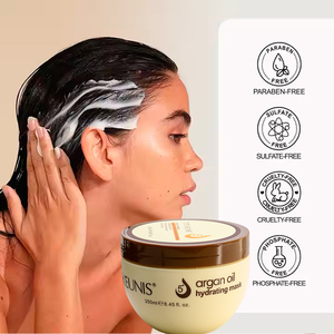 <span class=keywords><strong>Masque</strong></span> capillaire professionnel OEM personnalisé, nourrissant et lissant, à l'huile d'argan, pour <span class=keywords><strong>cheveux</strong></span> abîmés, 500 ml, marque privée - Product Image 2