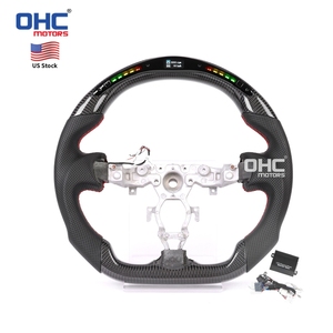 Vô lăng <span class=keywords><strong>LED</strong></span> kho Mỹ dành cho Nissan 370z Z34, vô lăng sợi carbon 2008-2020 với đèn báo số <span class=keywords><strong>LED</strong></span> - Product Image 1