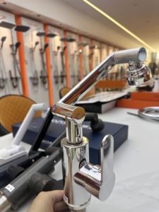 Robinet de lavabo universel à un trou, nouveau design, pour la maison, robinet de lavabo chaud et froid, valve en céramique, plastique, villa, cuisine, salle de bain - Product Image 5