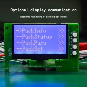 JBD Smart BMS 36V 60V 48V Volt Ion/Lifepo4 10S 11S 12S 13S 14S 15S 16S 100A 120A 200A BMS With RS485/CAN/Inverter/LCD/BT