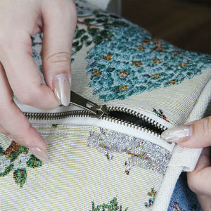 Sac à main en tapisserie tissée, motif d'<span class=keywords><strong>arbre</strong></span> botanique, style écologique, sac de voyage et de <span class=keywords><strong>week</strong></span>-<span class=keywords><strong>end</strong></span>, fabrication OEM ODM, design personnalisé de sac en tapisserie - Product Image 5