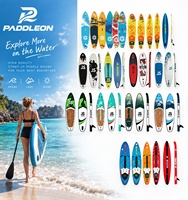 Planche à pagaie gonflable pour sports nautiques et loisirs de plein air avec construction en PVC Drop Stitch et logo personnalisé