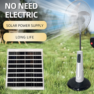 مروحة تعمل بالطاقة الشمسية للمنزل الأكثر مبيعًا في أفريقيا، بشاشة رقمية وشحن خارجي للتيار المتردد والمستمر بقوة 9 فولت قابلة لإعادة الشحن - Product Image 6