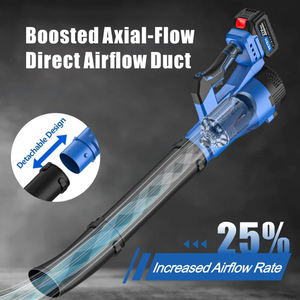 Prix <span class=keywords><strong>de</strong></span> gros d'usine 21V 2000mAh Li-ion Moteur sans balais alimenté par <span class=keywords><strong>batterie</strong></span> 40 m/s air Vitesse du vent <span class=keywords><strong>Souffleur</strong></span> <span class=keywords><strong>de</strong></span> <span class=keywords><strong>feuilles</strong></span> sans fil - Product Image 5