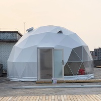 Dôme géodésique personnalisé en PVC transparent pour hôtel, maison, complexe hôtelier, camping, salon professionnel et hébergement quatre saisons