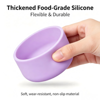 Base en silicone antidérapante pour bouteille, protection en silicone pour flacon pulvérisateur en verre rechargeable, logo personnalisé OEM ODM